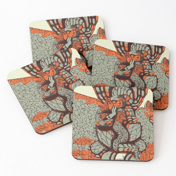 Item preview, Eagle and Serpent, earth colors designed and sold by Monysepulveda.