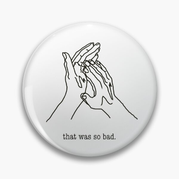Item preview, Hands Clapping “That Was So Bad” Illustration designed and sold by gwynethstrope.