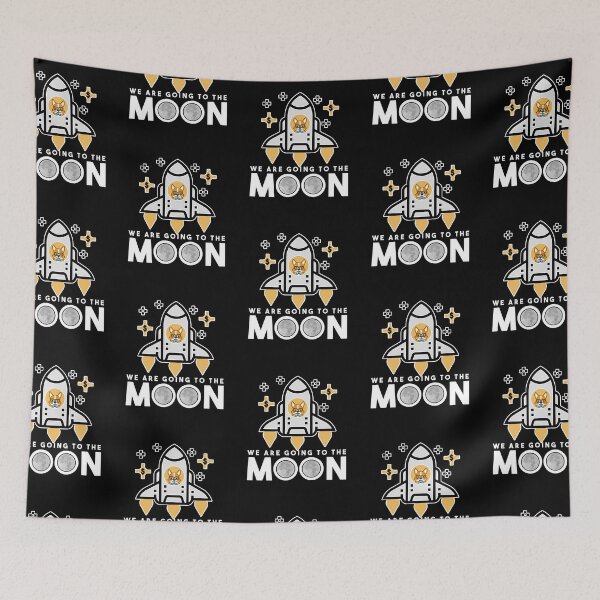 Item preview, Mad Stock Broker Apparel- We are Going to the-Moon  - Cryptocurrency Stock Bets 2021 Battle designed and sold by TonTomDesignz.