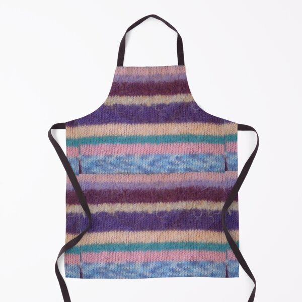 Item preview, fun vintage colorful stripes hand knitted designed and sold by pollywolly.