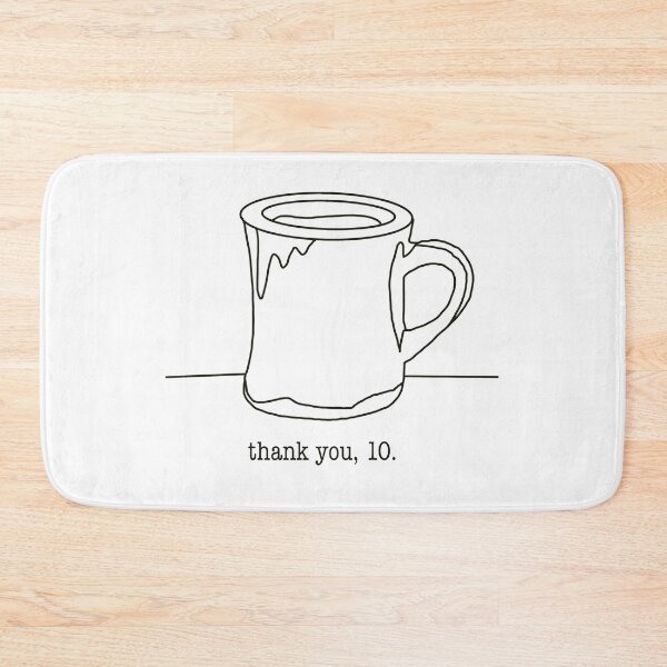 Item preview, Mug “Thank You, 10” Illustration designed and sold by gwynethstrope.