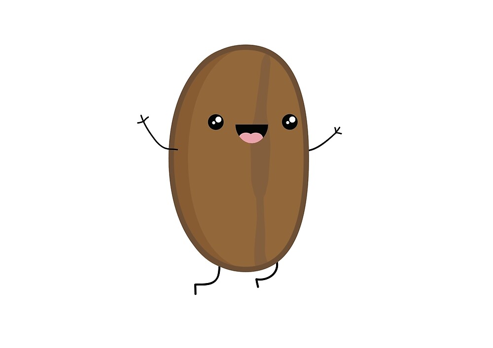 Happy Coffee Bean By NatalieLundq Happy Coffee Bean By NatalieLundq