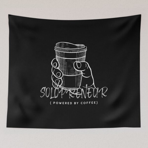 Item preview, Solopreneur Powered By Coffee designed and sold by MikesPoD.