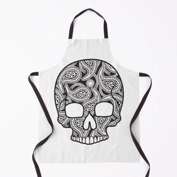 Item preview, Paisley Sugar Skull Floral Design Day of the Dead Dia De Los Muertos Mardi Gras Sugar Skull designed and sold by OopteesLydia.