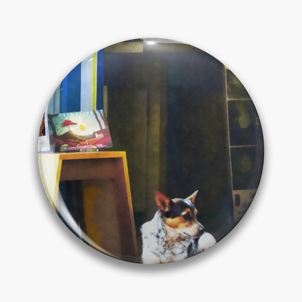 Artikelvorschau, Alexandria VA - Corgi Entspannend vor der King St. Art Gallery entworfen und verkauft von Susan Savad.