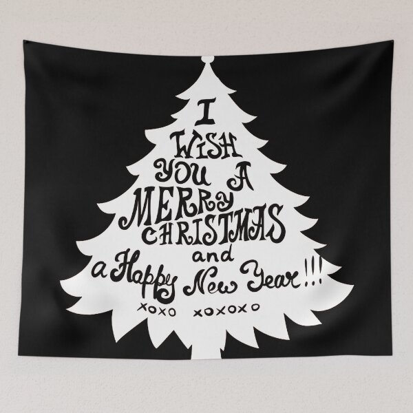 Item preview, Christmas Tree with Happy new year designed and sold by ESDT.