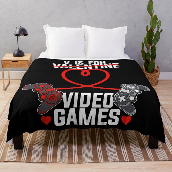 Item preview, V is for video games T-Shirt designed and sold by TopDesignArt.