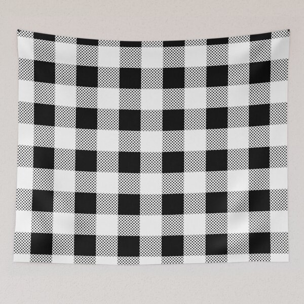 Item preview, Black & White Plaid Seamless Pattern designed and sold by fotollissimo.
