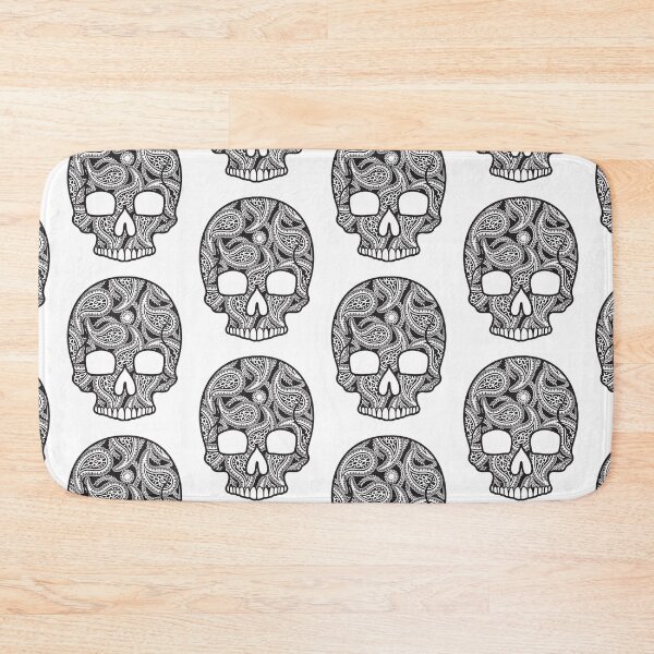 Item preview, Paisley Sugar Skull Floral Design Day of the Dead Dia De Los Muertos Mardi Gras Sugar Skull (s) designed and sold by OopteesLydia.