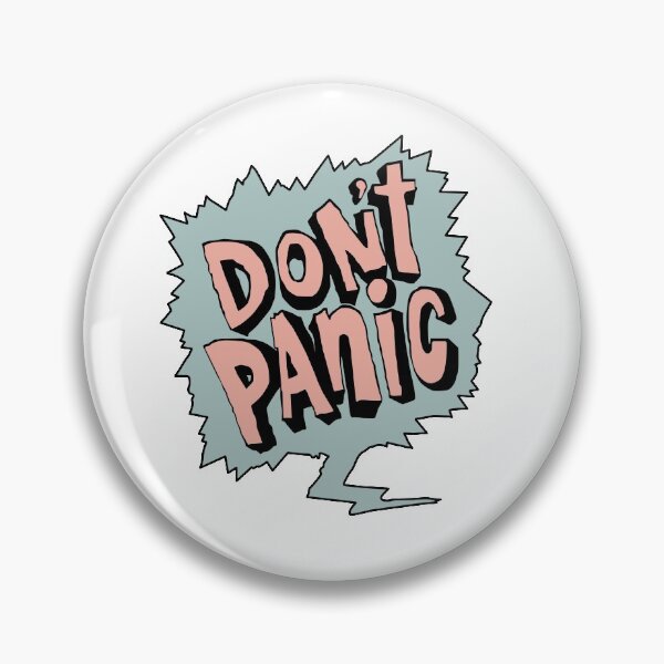 Item preview, Don't Panic - Pandemic - cool pattern designed and sold by TrendoonStore.