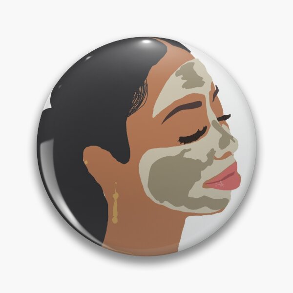 Item preview, girl wearing a face mask designed and sold by Sabrina Byrd.