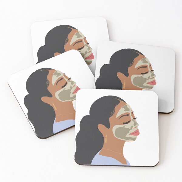 Item preview, girl wearing a face mask designed and sold by Sabrina Byrd.