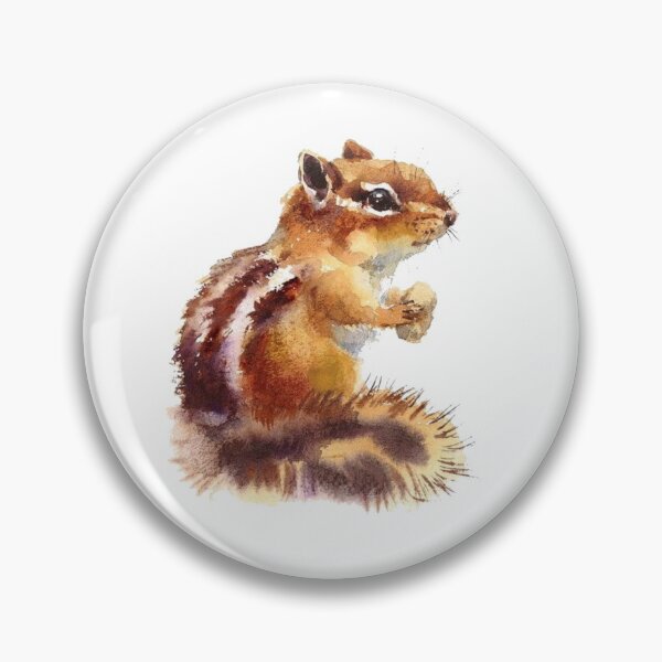Artikelvorschau, Aquarell Chipmunk Eichhörnchen entworfen und verkauft von CTWDesigns.