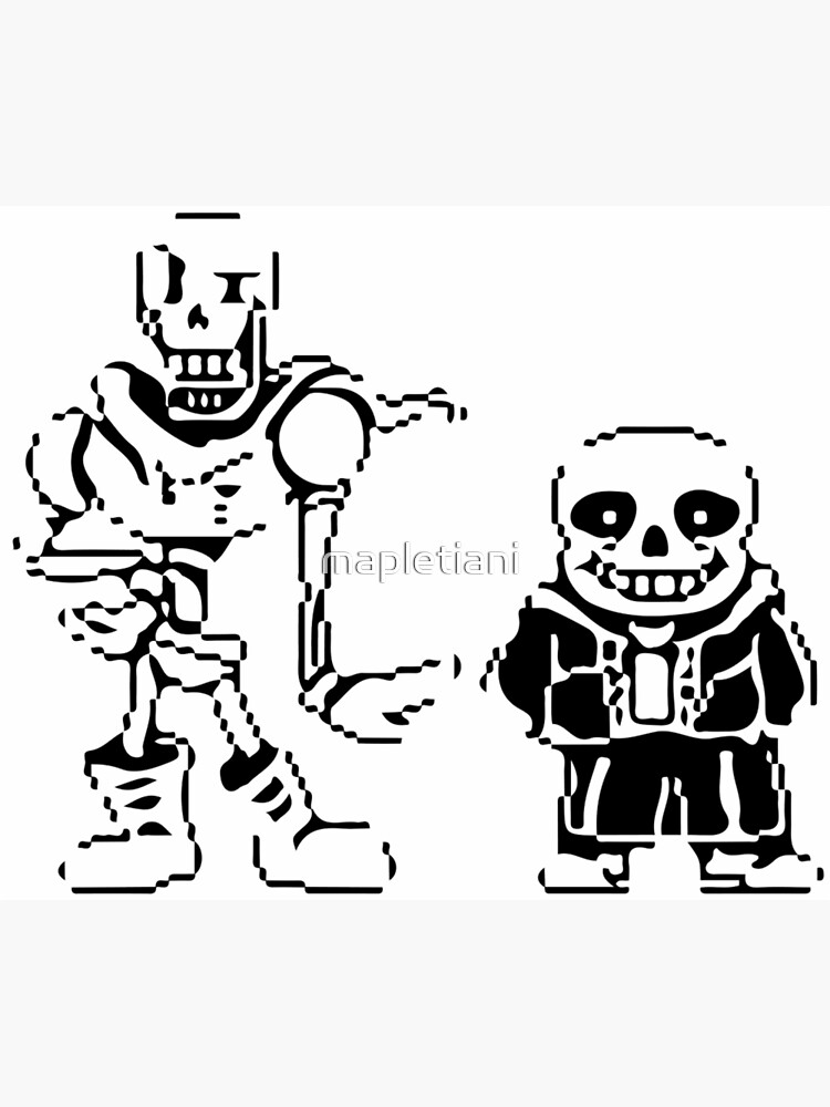 Как нарисовать папируса из undertale