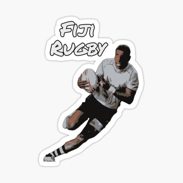 Fiji Rugby Player Sticker
