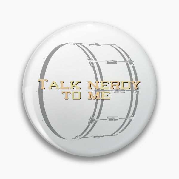 Item preview, Talk Nerdy To Me - Bass Drum designed and sold by BandMomDesigns.