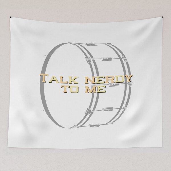 Item preview, Talk Nerdy To Me - Bass Drum designed and sold by BandMomDesigns.