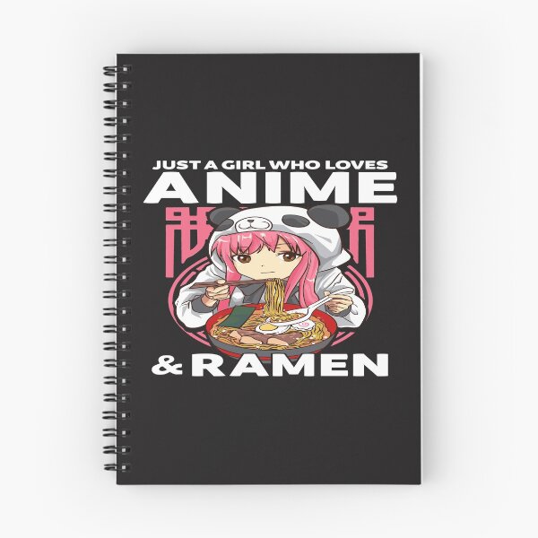 Item preview, Funny Noodle Soup Gift Just A Girl Who Loves Anime And Ramen designed and sold by mydesigns15.