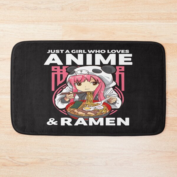Item preview, Funny Noodle Soup Gift Just A Girl Who Loves Anime And Ramen designed and sold by mydesigns15.