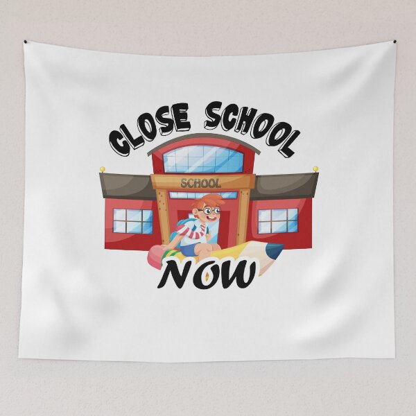 Item preview, Close School Now, Teacher Gift, Funny Idea designed and sold by MoradovT-shirt.
