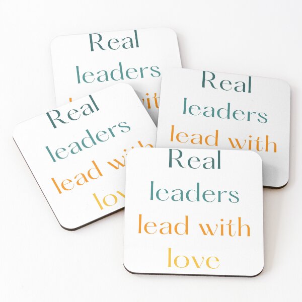 Item preview, Real leaders lead with love designed and sold by Summerraines.