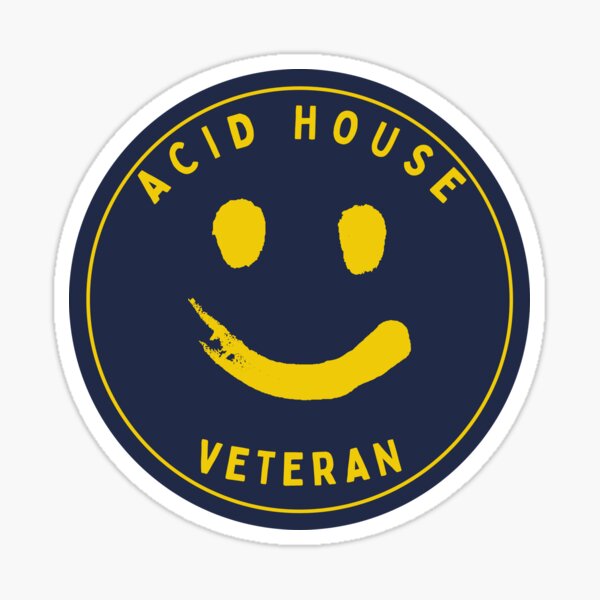 Acid House Veteran Sticker
