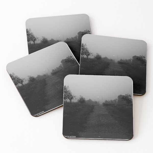 Item preview, Empty road leading nowhere (dark photography) designed and sold by (b)ananartista SBUFF.