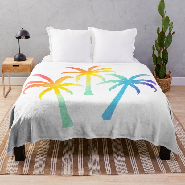Item preview, Rainbow coloured palm trees designed and sold by SJAPhoto.