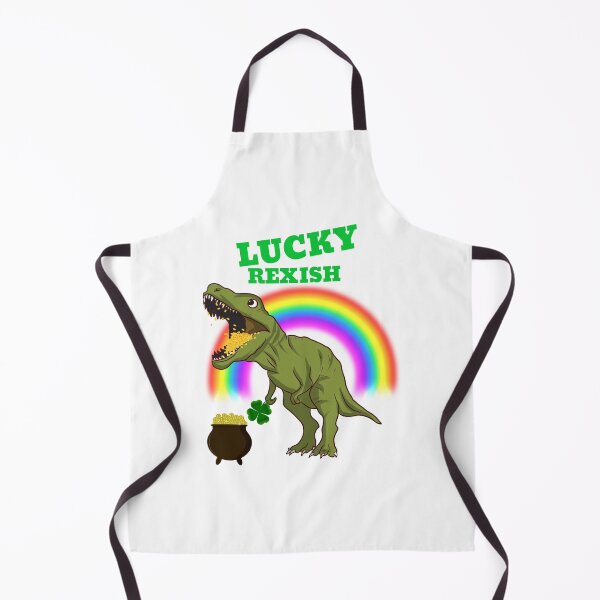 Item preview, St. Patrick's Day Lucky T-Rex designed and sold by BubbaCool.