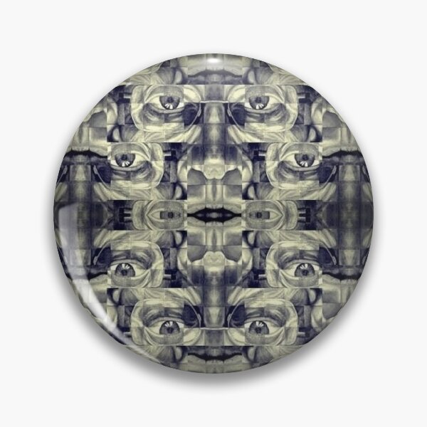 Item preview, black and white head trippy designed and sold by Shellavision.