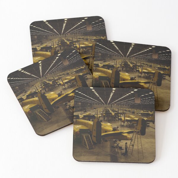 Item preview, B-25 Assembly Plant - Kansas City 1942 - Alfred Palmer designed and sold by warishellstore.