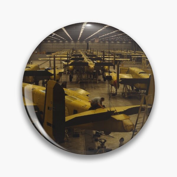 Item preview, B-25 Assembly Plant - Kansas City 1942 - Alfred Palmer designed and sold by warishellstore.