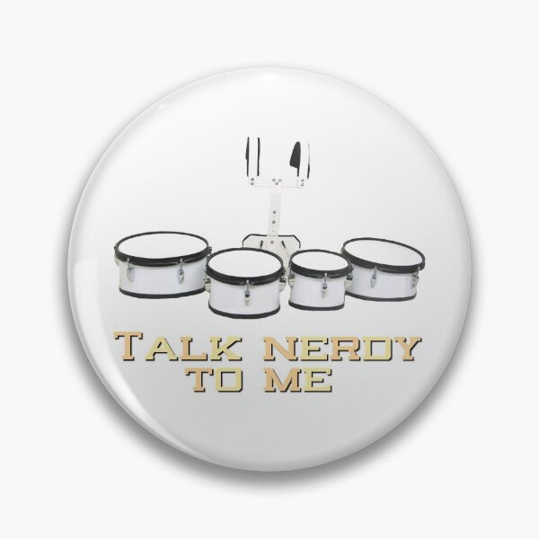 Item preview, Talk Nerdy To Me - Quads/Tenors designed and sold by BandMomDesigns.