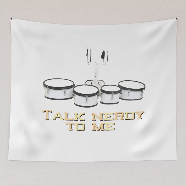 Item preview, Talk Nerdy To Me - Quads/Tenors designed and sold by BandMomDesigns.