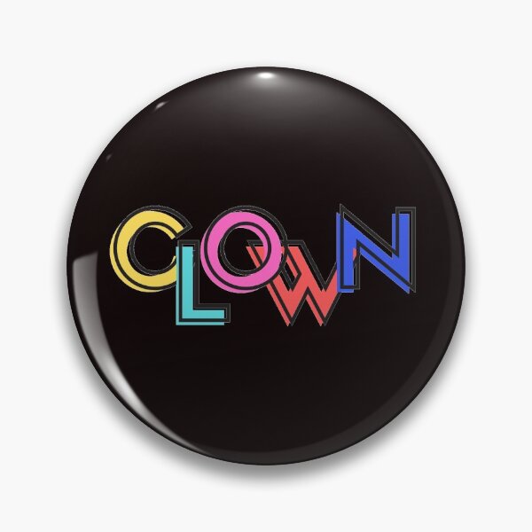 Item preview, Clown Typography  designed and sold by hashtaghastag.