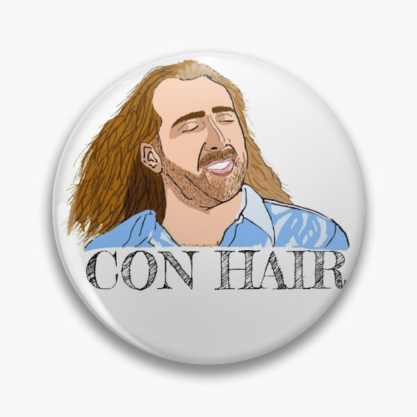 Item preview, Con hair Nicolas cage designed and sold by froggyleggs.