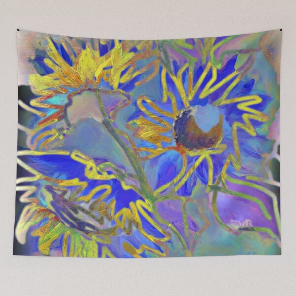 Item preview, Sunflower Blue designed and sold by Mindy Marshall.