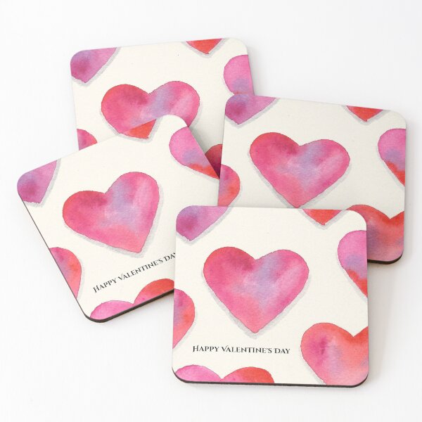 Item preview, Watercolor Valentine Card designed and sold by lizabeey.