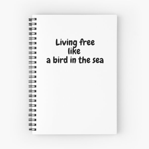 Item preview, Living free like a bird in the sea designed and sold by Omniodise.