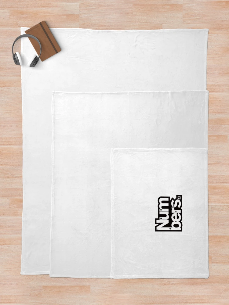 Thumbnail 5 of 6, Throw Blanket, Numbers Records designed and sold by RaveRevival.