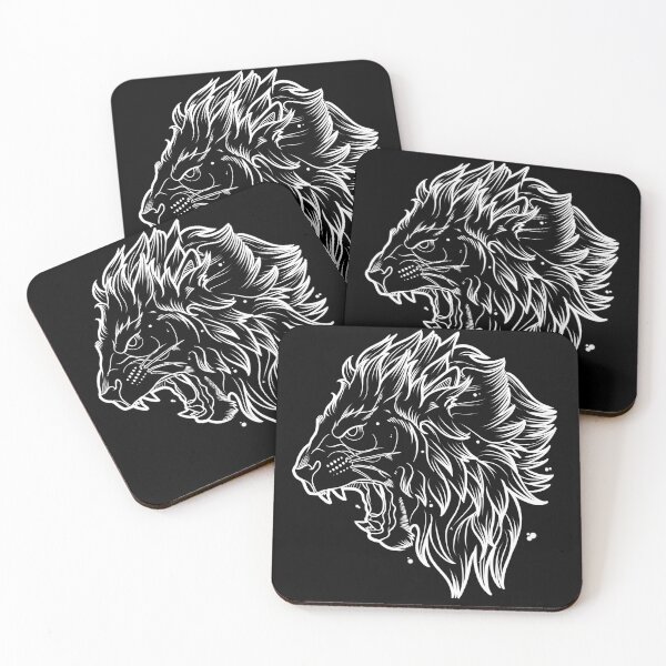 Item preview, Fierce Lion Tattoo Art Negro designed and sold by Scott Connick.