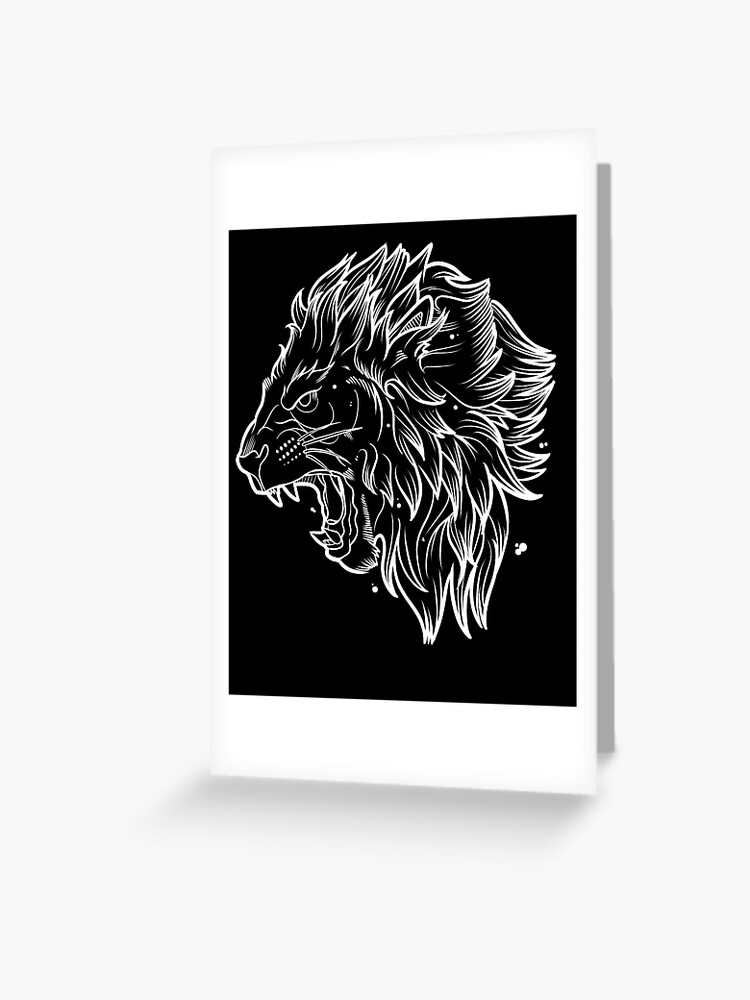 japanese lion tattoo vector logo Stock Vector | Adobe Stock