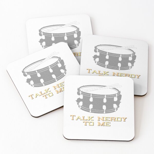 Item preview, Talk Nerdy To Me - Snare Drum designed and sold by BandMomDesigns.