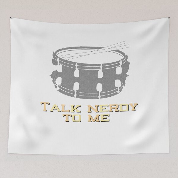 Item preview, Talk Nerdy To Me - Snare Drum designed and sold by BandMomDesigns.
