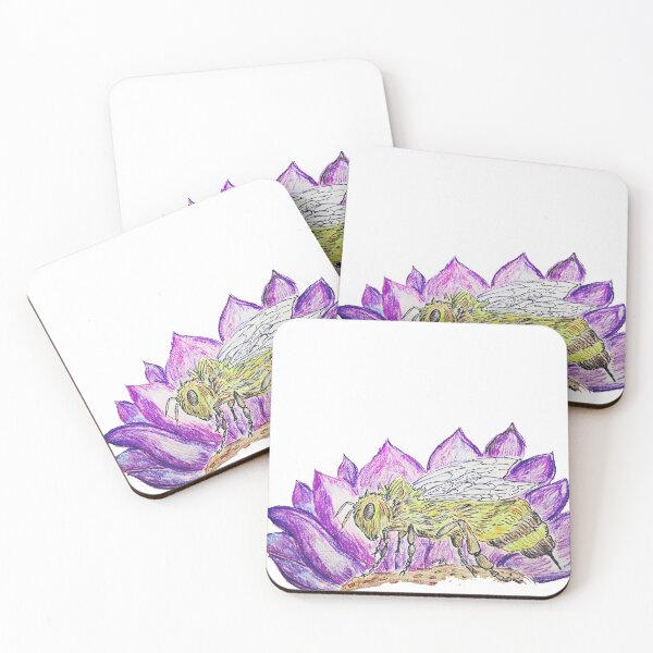 Item preview, bee on a flower designed and sold by CanDo20.