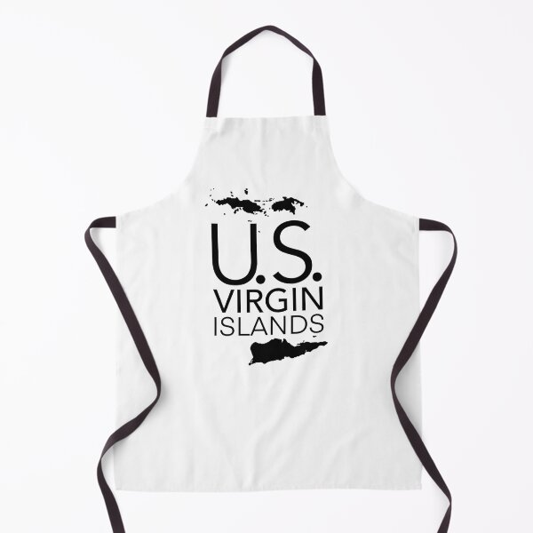 Item preview, U.S. VIRGIN ISLANDS Island Map designed and sold by VacationCity.