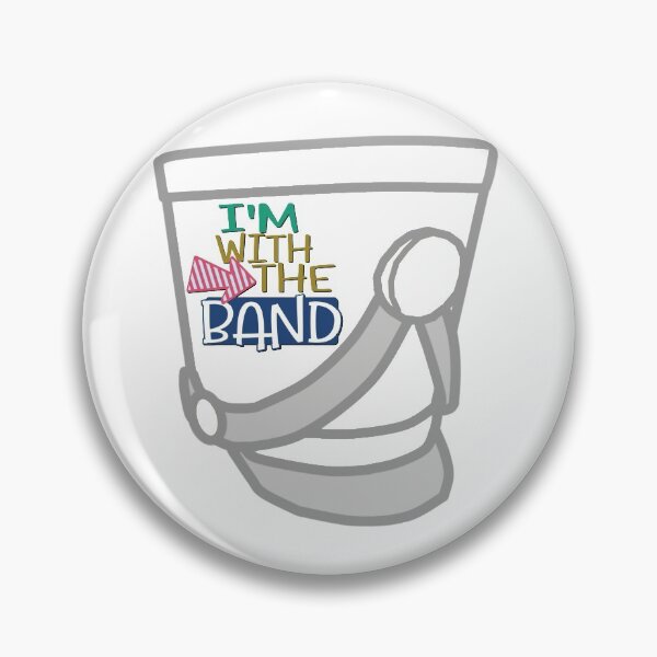 Item preview, I'm With The Band - Marching Band Shako designed and sold by BandMomDesigns.