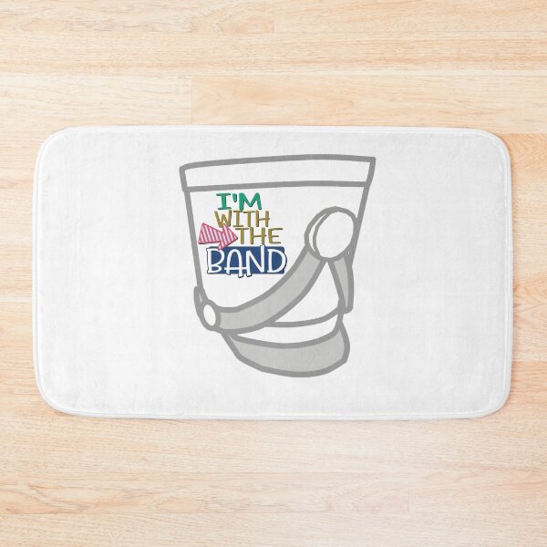 Item preview, I'm With The Band - Marching Band Shako designed and sold by BandMomDesigns.