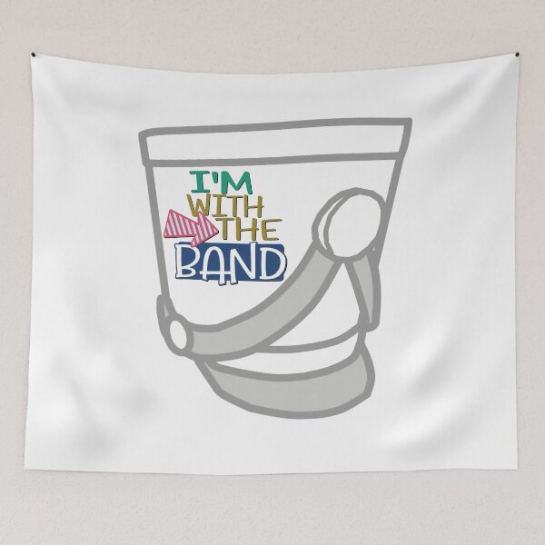 Item preview, I'm With The Band - Marching Band Shako designed and sold by BandMomDesigns.