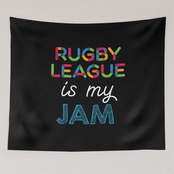 Item preview, Rugby league is my Jam. Funny Rugby league Design designed and sold by Custom365.